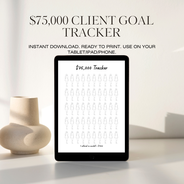 $75,000 Sales Goal Tracker